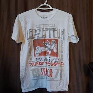 Led Zeppelin world tour Japan band tee